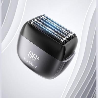 ANBOLIFE 6 Bıçaklı Elektrikli Tıraş Makinesi, Manyetik Emme ve Lityum Pil 900mAh - Erkekler için IPX7 Su Geçirmez Folyo Tıraş Makinesi