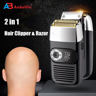 IPX7 Su Geçirmez Erkek Elektrikli Tıraş Makinesi, 600mAh Pil ve Tam Vücut Kullanımı için 60-90 Dakika Çalışma Süresi