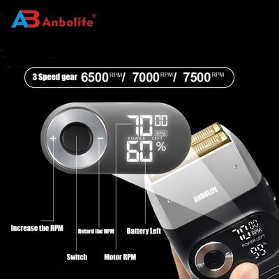 IPX7 Su Geçirmez Erkek Elektrikli Tıraş Makinesi, 600mAh Pil ve Tam Vücut Kullanımı için 60-90 Dakika Çalışma Süresi