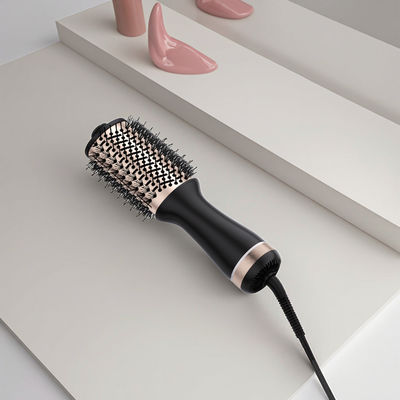1 Yıl Garantili ve Kolay Saç Şekillendirme için Çift Voltajlı 1200W Titanyum Sıcak Hava Fırçası