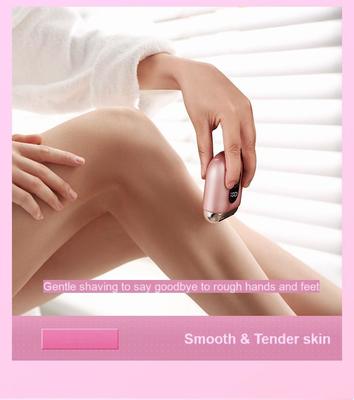 Dijital Ekranlı Bayan Elektrikli Tıraş Makinesi Şarj Edilebilir 450mAh IPX6 Su Geçirmez Gövde Düzeltici 90 Dakika Çalışma Süresi