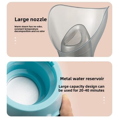 Evcil Kullanım İçin 150 mL Su Tankı ve 50 W Gücünde Nemlendirici Nano Yüz Buharı