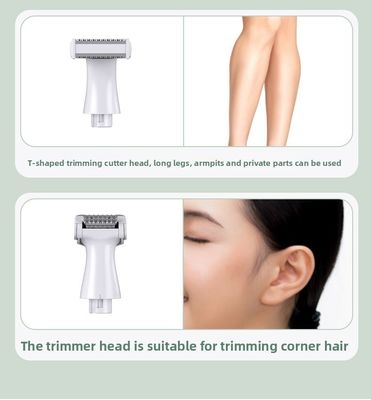 6'da 1 Çok fonksiyonel Kadınlar Tıraş Makinesinin 1200mAh Pilli Paslanmaz Çelik Kılıcı ve Ücretsiz Yedek Parçaları