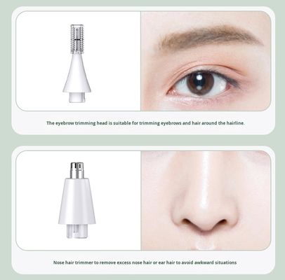 6'da 1 Çok fonksiyonel Kadınlar Tıraş Makinesinin 1200mAh Pilli Paslanmaz Çelik Kılıcı ve Ücretsiz Yedek Parçaları