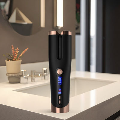 4 Sıcaklık Ayarlı ve Hızlı Isınan, Tüm Saç Tipleri İçin Kablosuz Seramik Otomatik Saç Şekillendirici