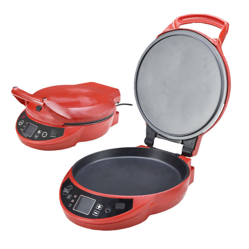 küçük mutfak cihazı NON-Stick 12 inç pizza makinesi ev için elektrikli pizza fırını