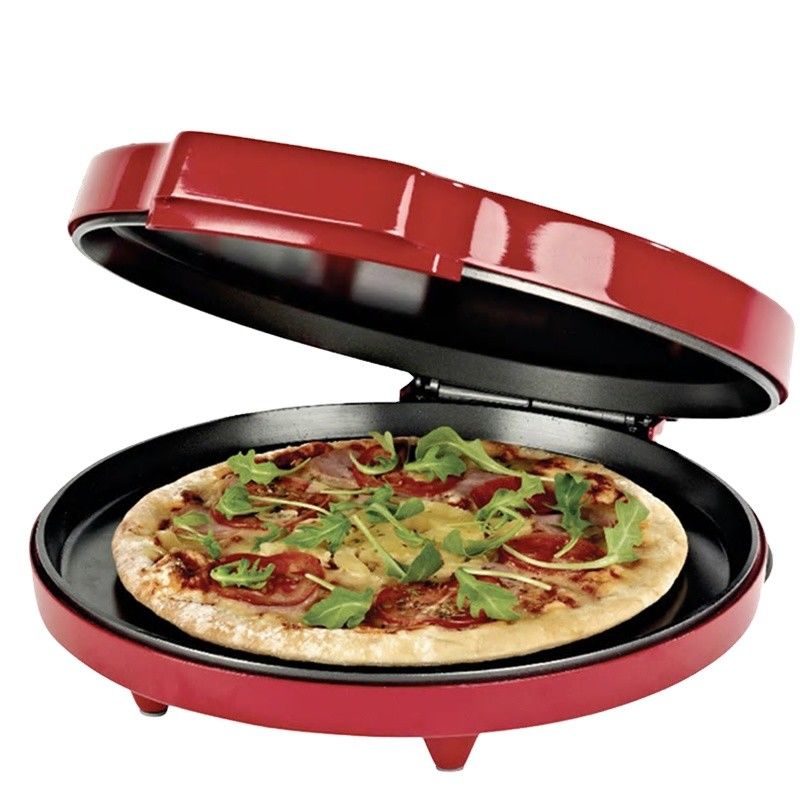 Anbo alüminyum taşınabilir yapışkan olmayan pizza tava en kaliteli fırın levhası çok fonksiyonel yuvarlak elektrikli taşıyıcı pizza tava fırını
