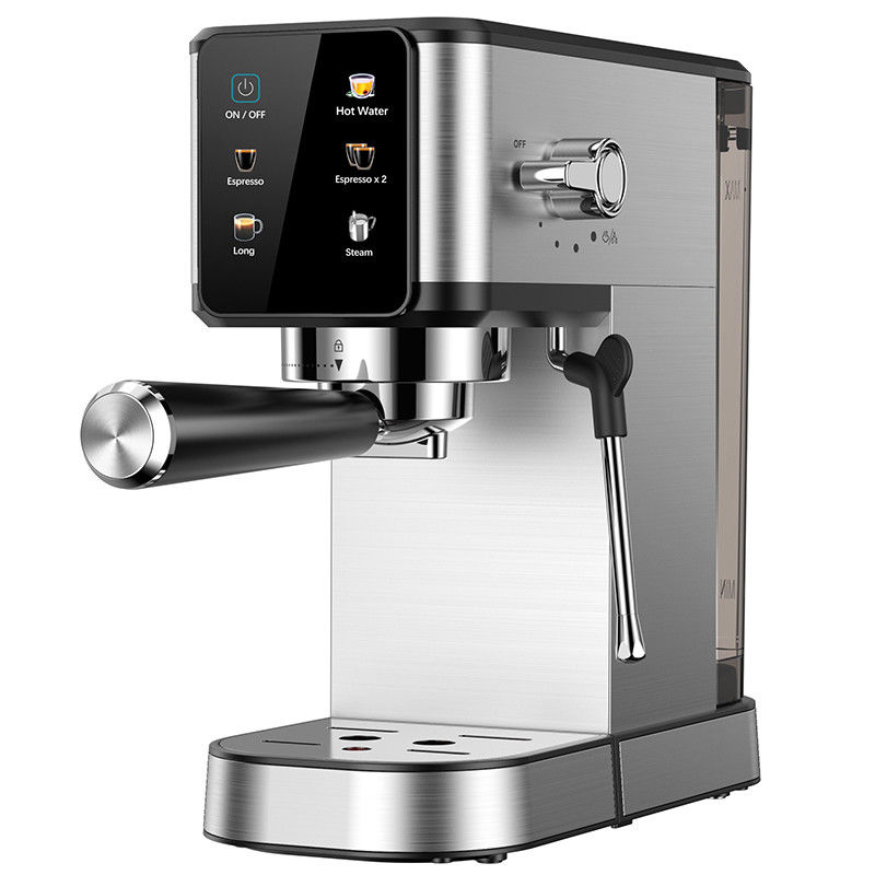 Dijital Ev Termoblok Isıtma Ekspresso Kahve Makinesi Otomatik Buhar Taşınabilir Akıllı İtalyan Espresso Kahve Makinesi