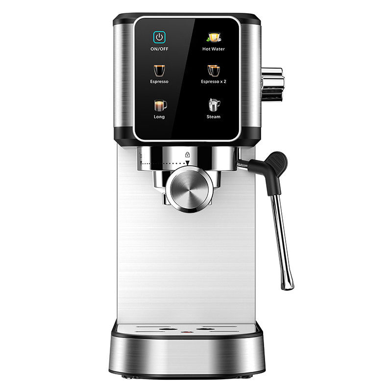 Termoblok Isıtma Dijital Ev Espresso Kahve Makinesi Otomatik Buhar Taşınabilir Akıllı İtalyan Espresso Kahve Makinesi