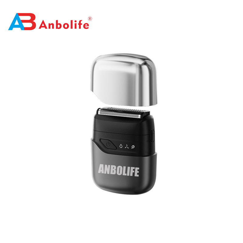 IPX7 su geçirmezliği ve 60 dakikalık çalışma süresi için 350mAh pilli küçük taşınabilir elektrikli traş makinesi