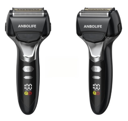 Erkek Tıraş Makinesi Elektrikli Tıraş Makinesi 1000mAh Pil Yüzer Bıçak ve Pürüzsüz Tıraş İçin Şeffaf Tasarım