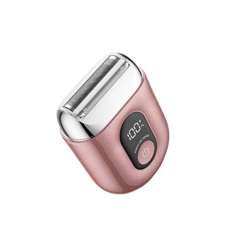 Dijital Ekranlı Bayan Elektrikli Tıraş Makinesi Şarj Edilebilir 450mAh IPX6 Su Geçirmez Gövde Düzeltici 90 Dakika Çalışma Süresi
